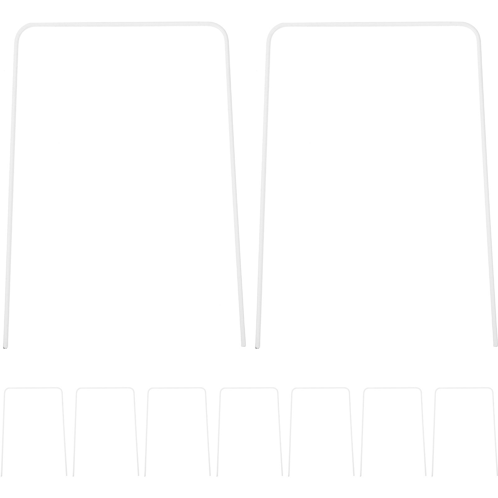 Croquet Set Lawn - 9Pcs Croquet Replacement Heavy Duty Iron