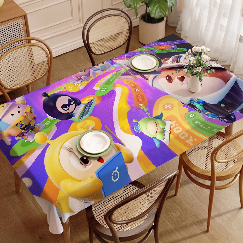Party Games Easter Egg - Game Egg Party Table Cloth Rectangular