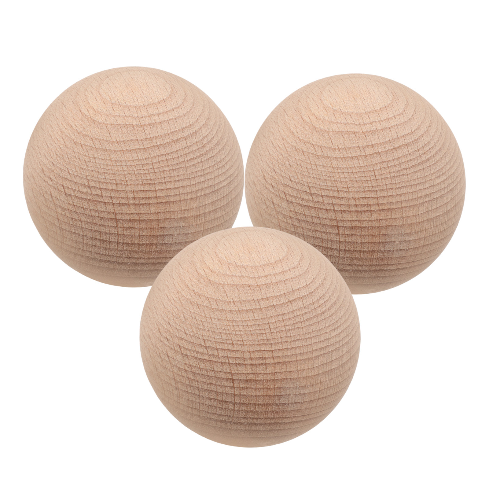 Croquet Set Lawn - 3Pcs Handcrafted Beech Wood Croquet Golf