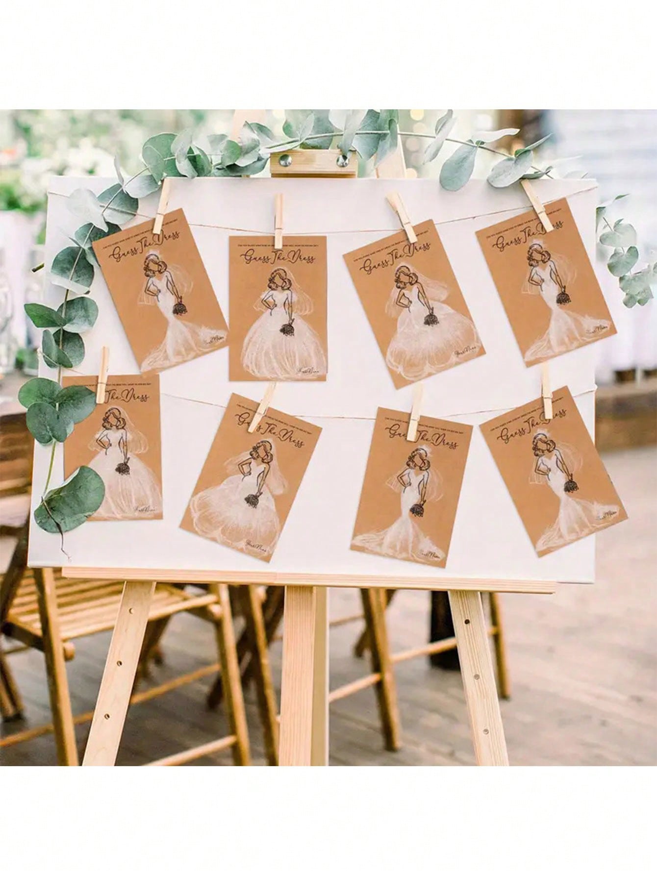 Party Games Bridal Shower - 20/40pcs Dress Guessing Bridal Shower Game