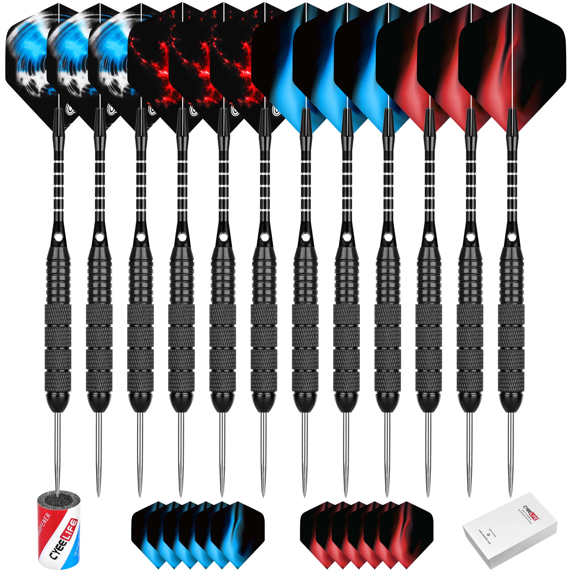 Spike Ball Game - CyeeLife 6/12PCS 24G hard dart steel