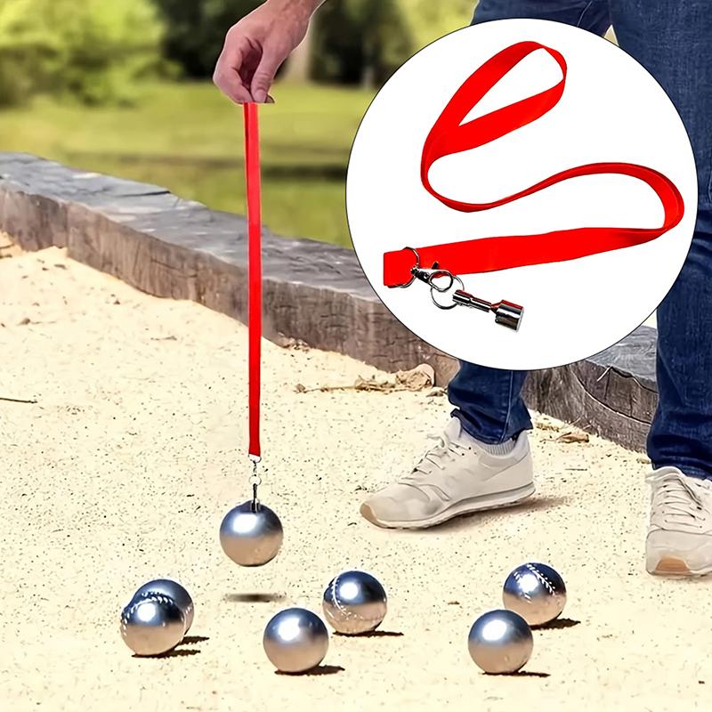Bocce Ball Lawn - Magnetic Ball Throwing Picker Portable Bocce