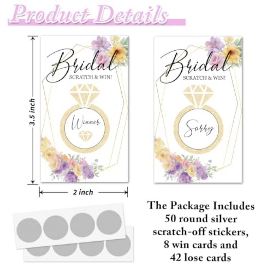 Golden Ring Bridal Shower Scra - Party Games Bridal Shower review and price