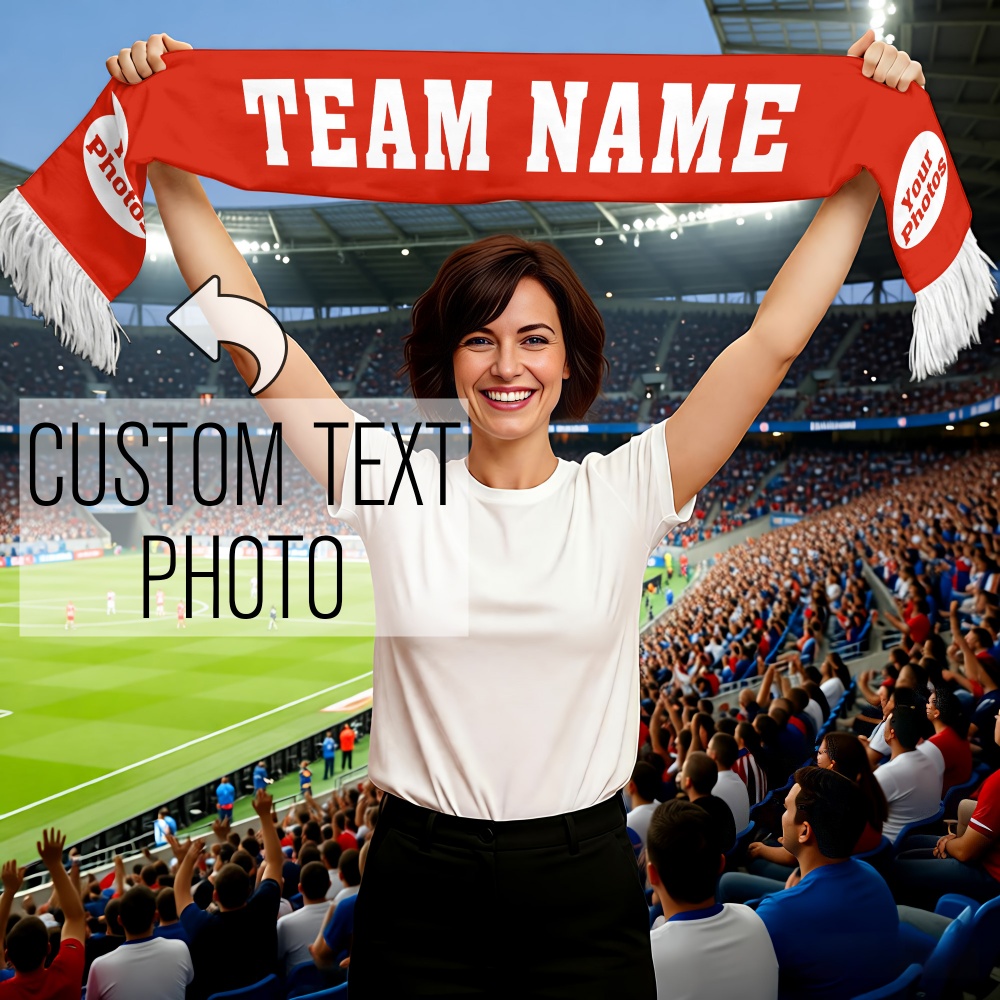 1pc Custom Team Fan Scarf - Pe - Party Games Bridal Shower review and price