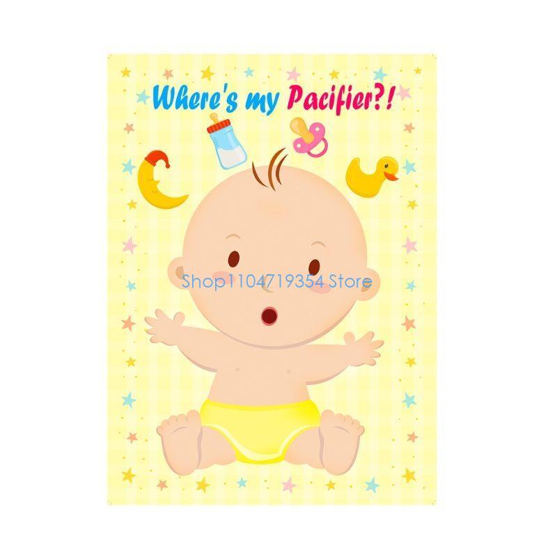 0XLD Pin The Pacifier On The B - Party Games No Supplies review and price