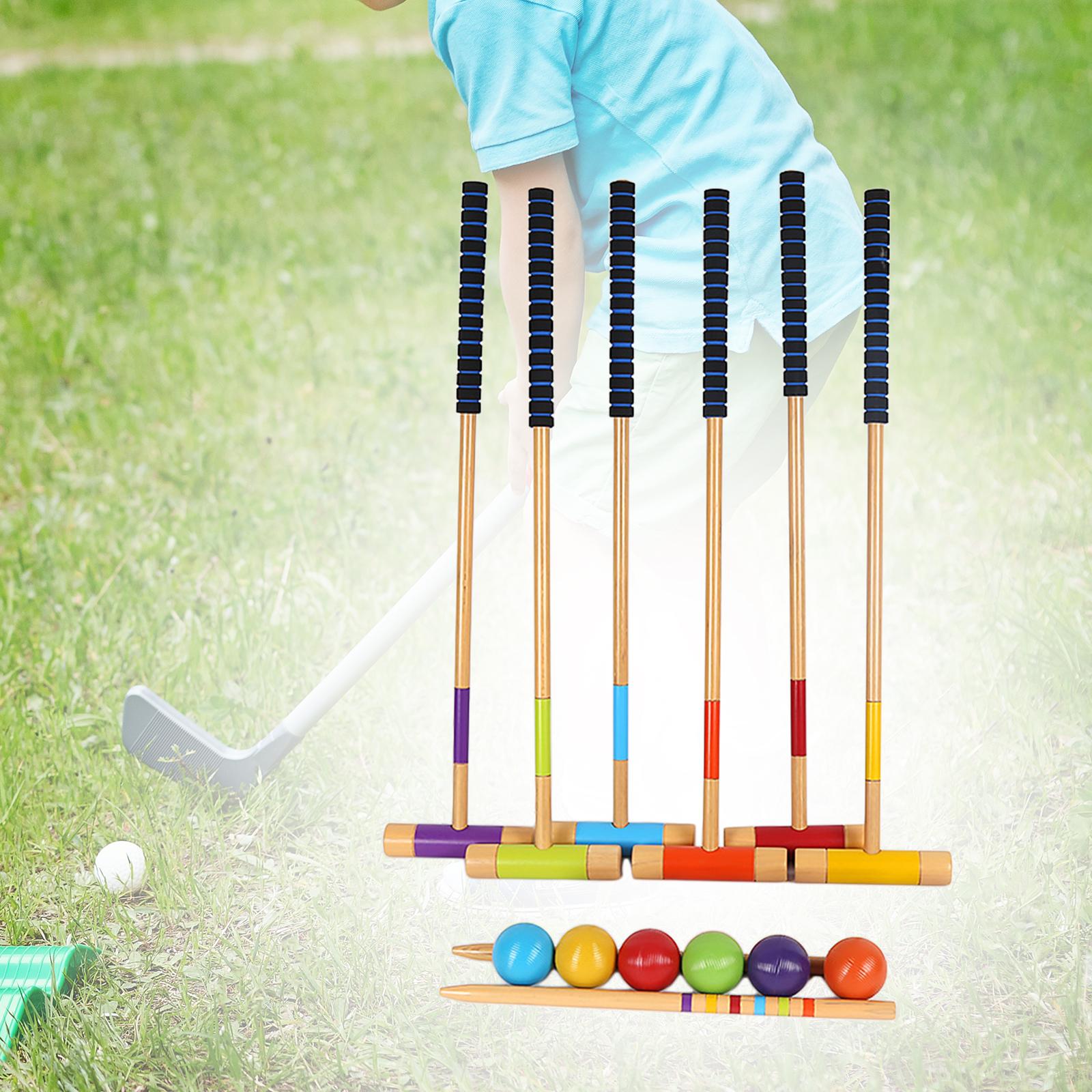 6 Pieces Six Player Croquet Se - Croquet Set Lawn review and price