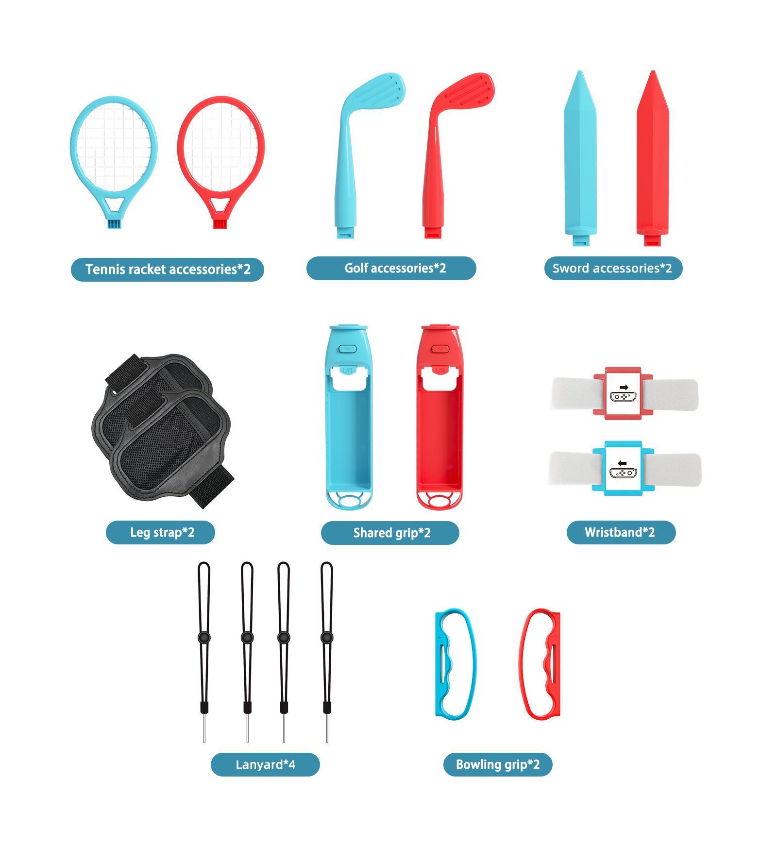18 in 1 Accessories Kit for Sw - Party Games Nintendo Switch review and price