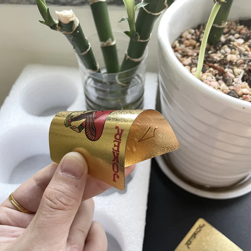 Golden Foil Embossed Rose Poke - Party Games Using Cards review and price