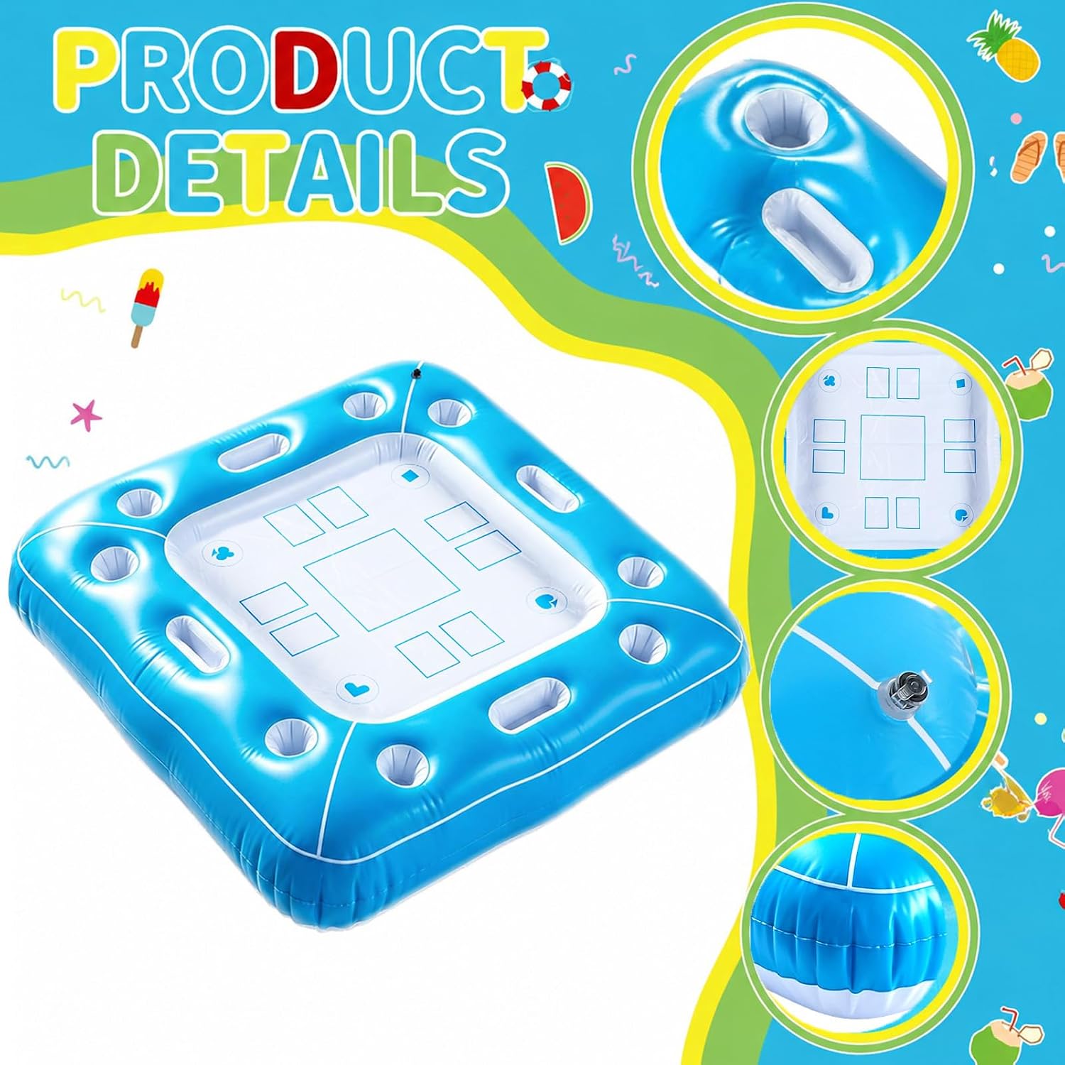 Thick Waterproof Inflatable Fl - Party Games Using Cards review and price