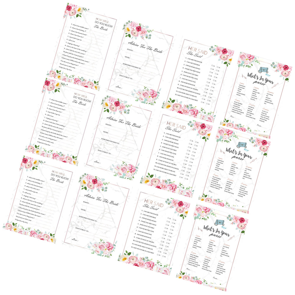 48 Pcs Bachelorette Card for B - Party Games Bridal Shower review and price