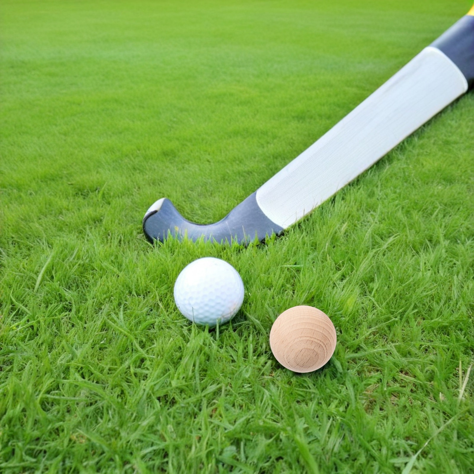 4Pcs Natural Wood Croquet Ball - Croquet Set Lawn review and price