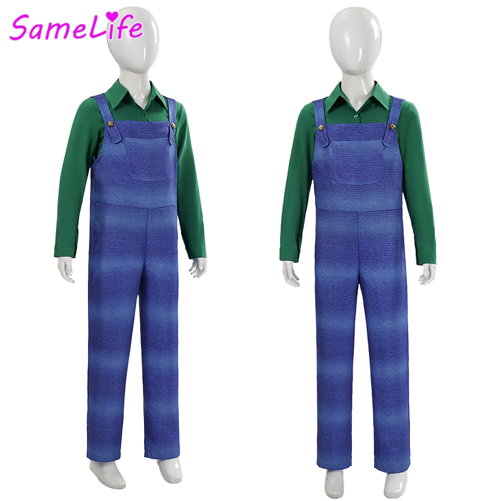 Plumber Luigi Cosplay Fantasy  - Party Games Youth review and price
