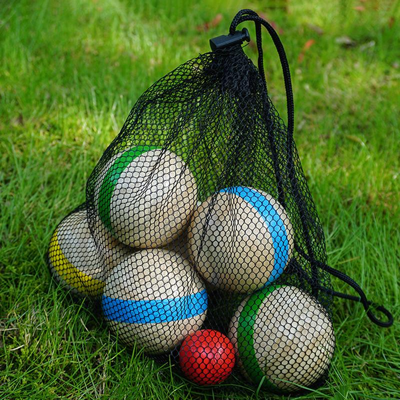 7Pcs Wood Bocce Balls Sports P - Bocce Ball Lawn review and price