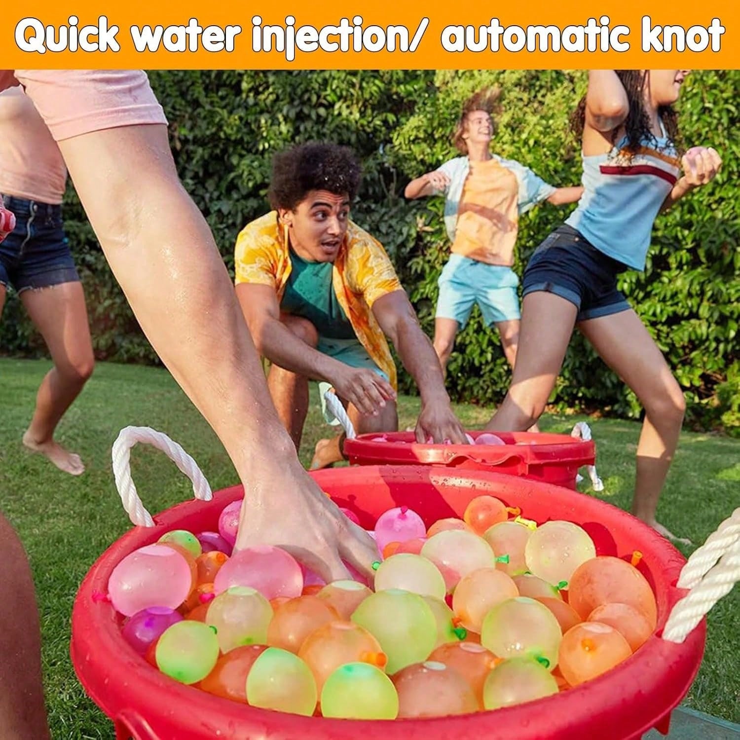 111 Water Balloons, Fast Spray - Party Games Bomb review and price