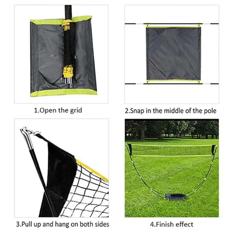 Foldable Badminton Net Set for - Badminton Set Garden review and price