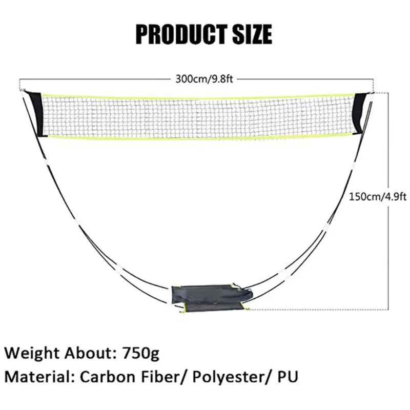 Foldable Badminton Net Set for - Badminton Set Garden review and price