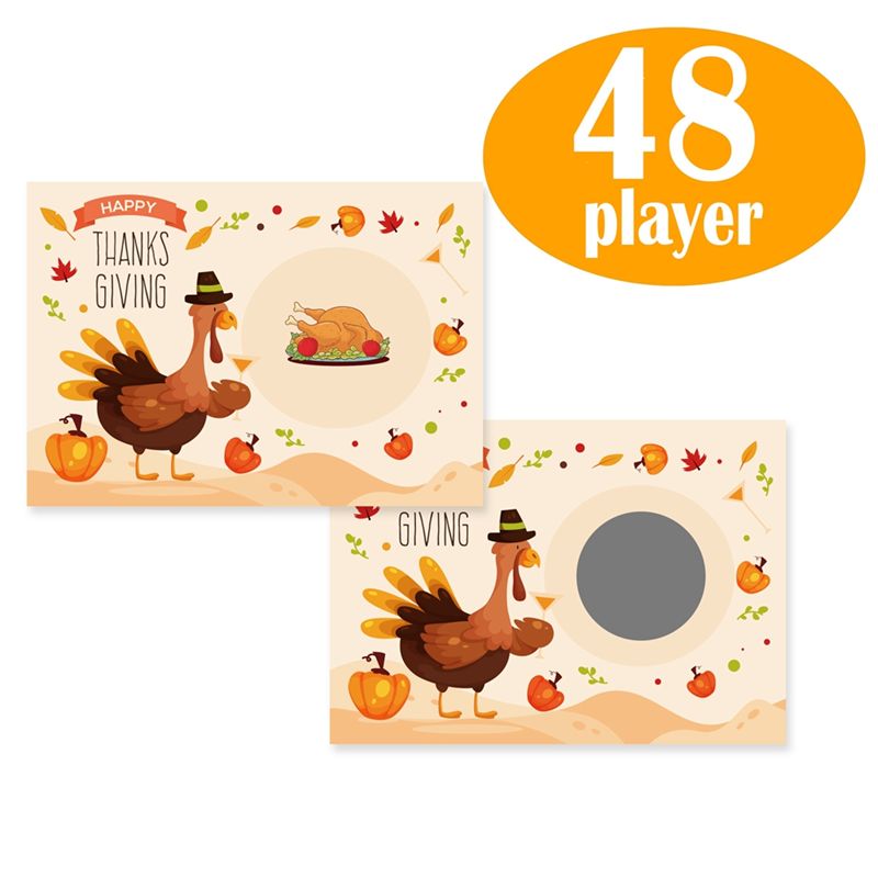 AT84-Thanksgiving Party Scratc - Party Games Using Cards review and price