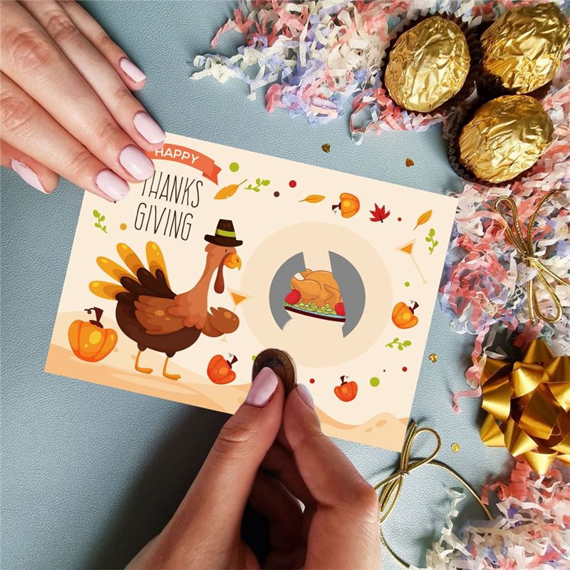 AT84-Thanksgiving Party Scratc - Party Games Using Cards review and price