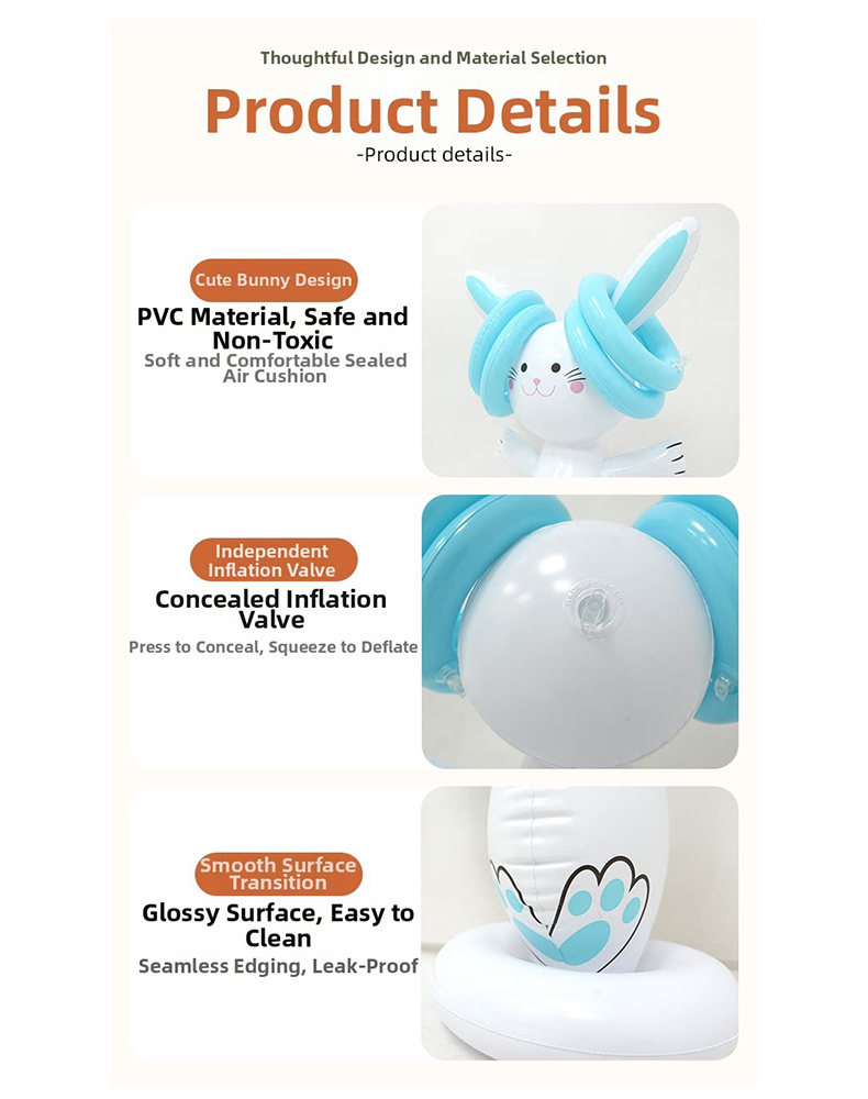 Easter Inflatable Bunny Ring T - Party Games Easter Egg review and price