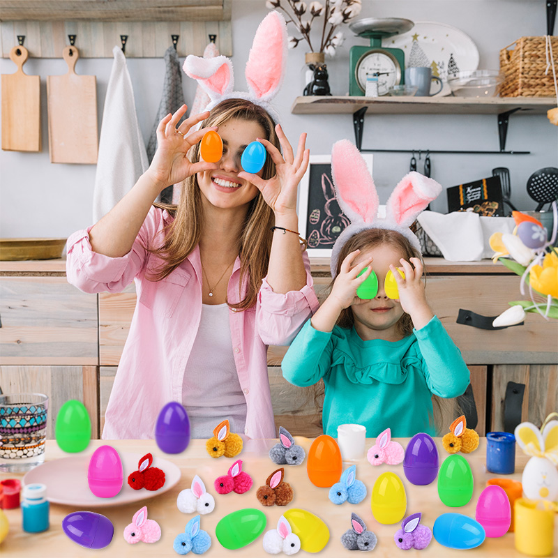 24Pcs Cute Easter Egg with Rab - Party Games Easter Egg review and price