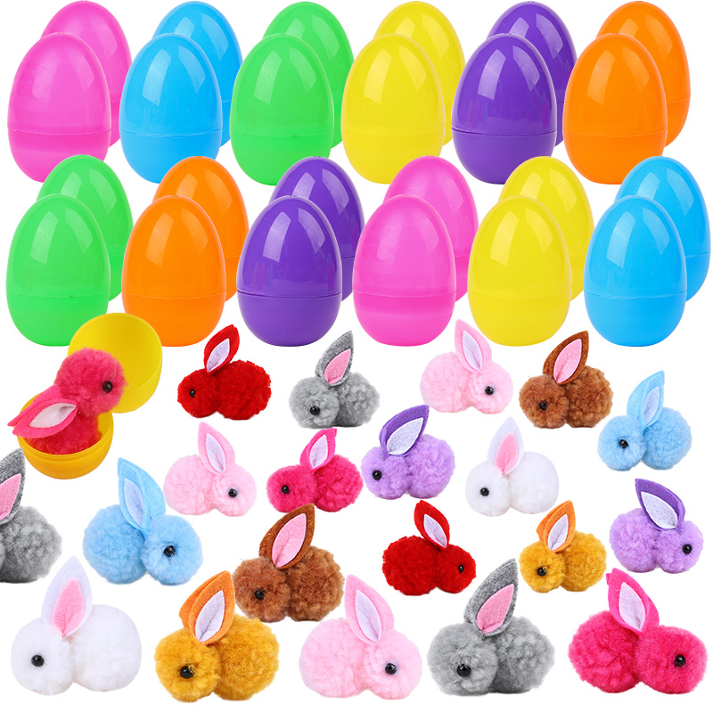 24Pcs Cute Easter Egg with Rab - Party Games Easter Egg review and price
