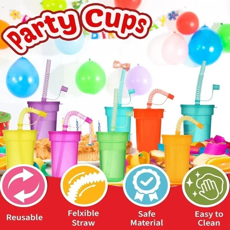 6-18PCS Portable Party Cup wit - Party Games Youth review and price