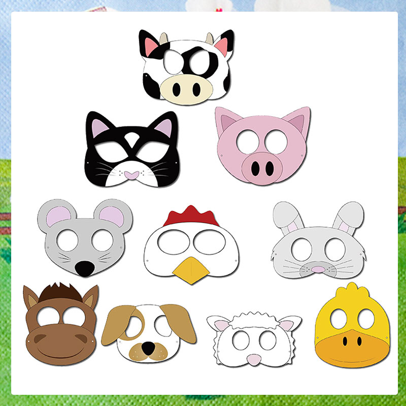 10PCS Farm Theme Cartoon Anima - Party Games No Supplies review and price