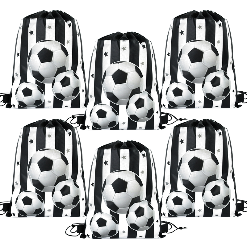 Soccer Party Non-woven Drawstr - Party Games No Supplies review and price