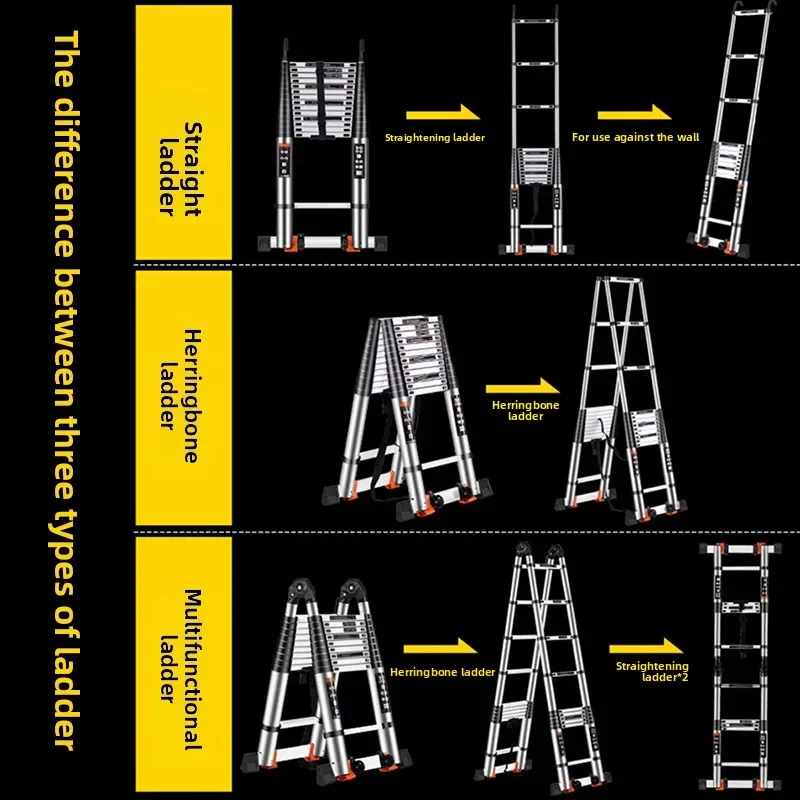 Telescopic ladder Aluminum all - Ladder Toss Set review and price